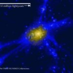 ستاره شناسان ابر گازی سوزانی را در اطراف یک پیش خوشه کهکشانی مشاهده کردند!!